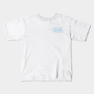 WellPlayed Main Logo New Teal Pocket Kids T-Shirt